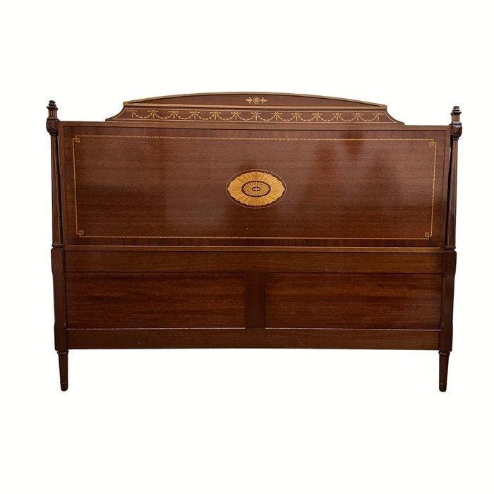Bed - Mahonie, Antiek en Kunst, Curiosa en Brocante
