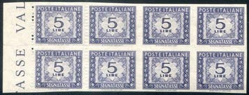 Italiaanse Republiek 1962 - Segnatasse 5 lire met watermerk, Gestempeld