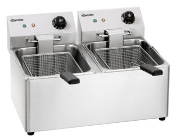 Bartscher Friteuse | SNACK IV | Elektrisch | 8+8L | 50°C/190, Ophalen of Verzenden, Nieuw in verpakking