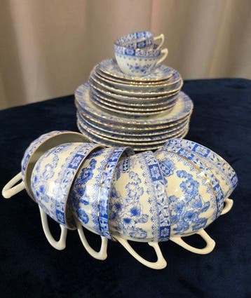 Seltmann Weiden - China-Blau - Koffie- en theeservies (22) -