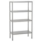 GGM Gastro | Rvs rek ECO - 1000x500mm - met 4 schappen (in |, Verzenden
