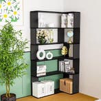 5-Laags Hoekboekenplank met LED-Licht, Verzenden, Nieuw