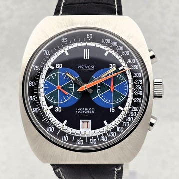 Chronographe Suisse - Wencia - Vintage Racing – Cal. Valjoux, Nieuw