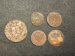 Nederland. Lot 5 stuks oude munten (Zonder minimumprijs), Postzegels en Munten, Munten | Nederland