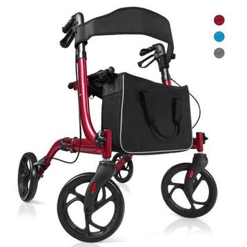 Rollator - Lichtgewicht en opvouwbaar - Binnen & Buiten - Ro, Verzenden, Zo goed als nieuw
