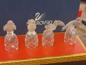 Swarovski - Beeldje - Vingerhoedjes (4) - Kristal