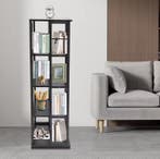 4-laags Draaibare Boekenkast –360° Rotatie en Compact 134 cm, Verzenden, Nieuw