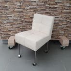 Gelderland 7714 eetkamerstoel vergaderstoel - wit leder, Huis en Inrichting, Stoelen, Ophalen of Verzenden, Nieuw