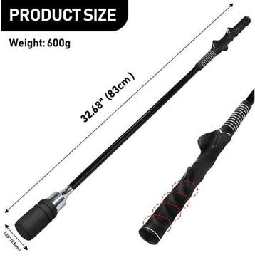 Golf Swing Trainer 83 cm – Trainingsstick Grip en Swing, Sport en Fitness, Golf, Verzenden, Nieuw