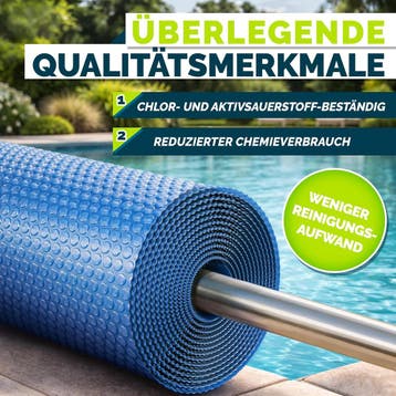 Zwembad Afdekzeil - Rond - Solarzeil - 500 cm - Blauw - Till, Tuin en Terras, Verzenden, Zo goed als nieuw