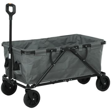 TRUUSK Tuinwagen 120 Kg Belastbaar - Opvouwbaar met Uitneemb, Verzenden, Nieuw