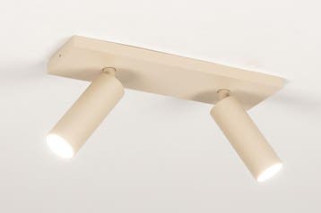 Rietveld Spots - Beige - Aluminium, Verzenden, Nieuw