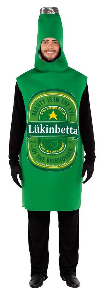 Groene Bierfles Kostuum Lukinbetta, Ophalen of Verzenden, Nieuw