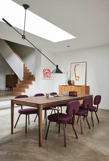 Scandinavische walnoot eettafels - Massief houten tafels, Ophalen of Verzenden, Nieuw, Overige houtsoorten, Scandinavisch, deens, modern, minimalistisch, japandi