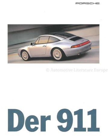 1995 PORSCHE 911 CARRERA | TARGA | TURBO BROCHURE DUITS, Nieuw, Porsche, Author