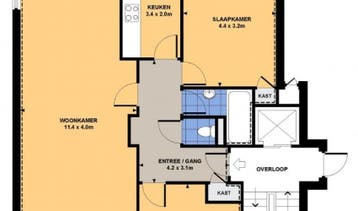 Te Huur 3 Kamer Appartement Velperweg In Arnhem, Huizen en Kamers, Huizen te huur, Gelderland, Direct bij eigenaar, Appartement