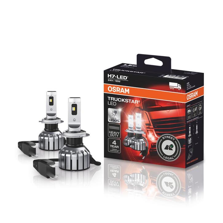 Osram Truckstar LED H7 LED Koplamp 24V Set ECE-goedgekeurd, Auto-onderdelen, Verlichting, Nieuw, Ophalen of Verzenden