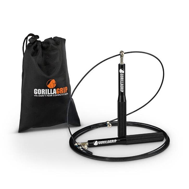 Aluminium Speed Jump Rope Zwart, Sport en Fitness, Fitnessmaterialen, Ophalen of Verzenden