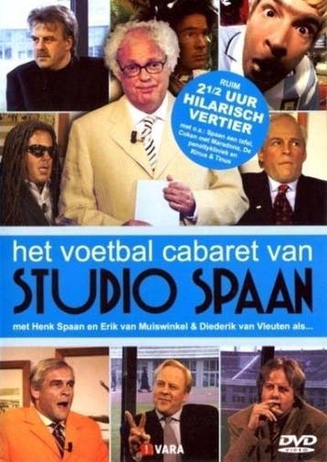 Het voetbal cabaret van studio Spaan (dvd tweedehands film), Ophalen of Verzenden, Zo goed als nieuw