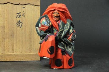 Wooden Noh Doll “Shakukyo” by Yoshinaga Hashimoto () –, Antiek en Kunst