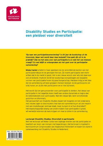 Disability studies en participatie 9789051798524, Verzenden, Gelezen, Mieke Cardol