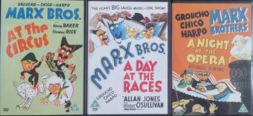 Marx Brothers - 3 fantastische films -      Gratis verzenden, Cd's en Dvd's, Alle leeftijden, Verzenden, Zo goed als nieuw, Komedie
