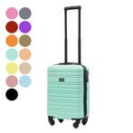 BlockTravel Reiskoffer - 29 liter - XS - TSA  ABS Mint groen, Sieraden, Tassen en Uiterlijk, Koffers, Wieltjes, Hard kunststof