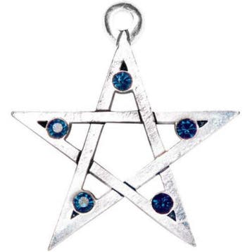 Open Pentagram hanger, Overige materialen, Nieuw, Ophalen of Verzenden, Kruis of Symbool