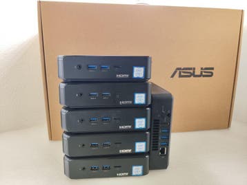 ASUS Chromebox 3 Mini PC Intel core i7-8th Gen Chrome os 4K, Zo goed als nieuw, Qwerty, 128 GB, 8 GB
