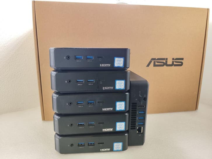 ASUS Chromebox 3 Mini PC Intel core i7-8th Gen Chrome os 4K, Computers en Software, Chromebooks, Zo goed als nieuw, Qwerty, 8 GB