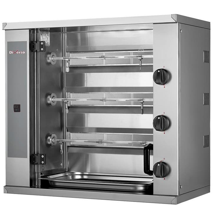 Diverso by Diamond Kippengrill | SMALL | Gas | 3 Spitten | 9, Zakelijke goederen, Horeca | Keukenapparatuur, Nieuw in verpakking