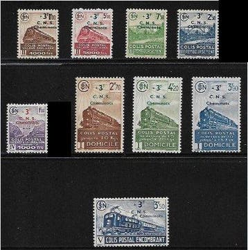 Frankrijk 1942 - Volledige reeks postpakketten Nr., Gestempeld