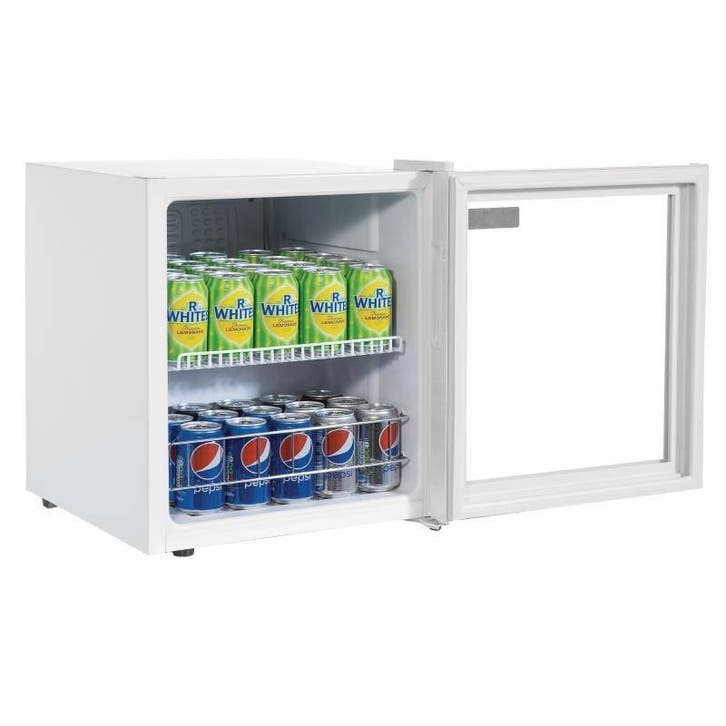 Premium Mini Fridge | Wit | Dubbel glas | 46 Liter, Zakelijke goederen, Horeca | Keukenapparatuur, Verzenden