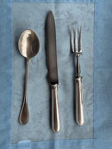 Christofle - Bestekset (3) - Albi - Verzilverd - Christofle, Antiek en Kunst
