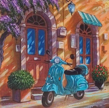 Ruggero Salvatore - Primavera in vespa