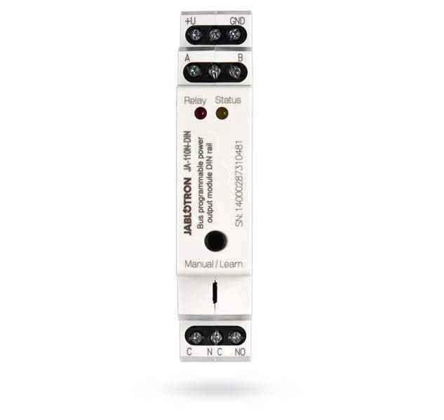 Jablotron JA-110N-DIN BUS DIN stroom, Doe-het-zelf en Verbouw, Alarmsystemen, Ophalen of Verzenden