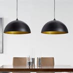 vidaXL Plafondlampen 2 st in hoogte verstelbaar halfrond, Verzenden, Nieuw