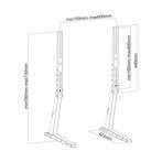 Universele TV Tafel Standaard - 37 tot 70 inch - Verstelbaar, Ophalen of Verzenden, Nieuw