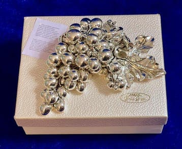 ARDE - Beeldje - “EXTRA LARGE” Grape Cluster - .925 zilver