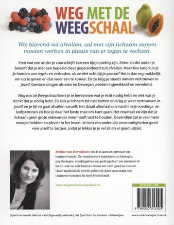 Weg met de weegschaal 9789000313105 Meijke van Herwijnen, Boeken, Verzenden, Gelezen, Meijke van Herwijnen