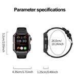 NFC GPS Smartwatch – Sport HD-scherm Bluetooth Sport, Waterdicht, Stressniveau, Nieuw, Android
