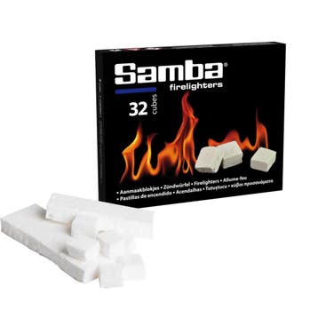 Samba Aanmaakblokjes - petroleumbasis - snel en veilig aa..., Ophalen of Verzenden, Nieuw