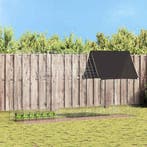 vidaXL Konijnenkooi Zilver 400 x 100 x 210 cm Gegalvaniseerd, Verzenden, Nieuw