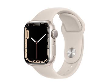 Apple Watch Series 7 - 41mm - Aluminium - Sterrenlicht - GPS, Verzenden, Zo goed als nieuw, Apple