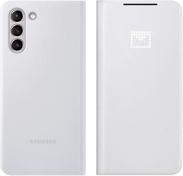Samsung Galaxy S21+ Flip Wallet LED licht grijs EF-NG996PJE, Verzenden, Nieuw