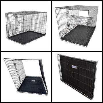 Hondenbench opvouwbaar | Hondenhok | 107x71x68cm | Draagbaar, Dieren en Toebehoren, Hondenbenches, Verzenden, Nieuw