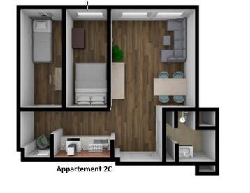 Te huur: Appartement Goudsbloemstraat in Leeuwarden, Leeuwarden, Friesland, Appartement