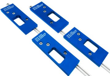 Freesmalset 4-delig voor scharnieren ronde hoek 76×76 mm, Verzenden, Nieuw