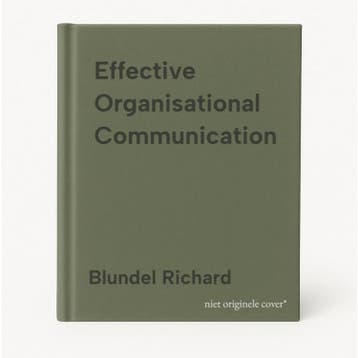 Effective Organisational Communication - Blundel Richard, Verzenden, Gelezen, Blundel Richard