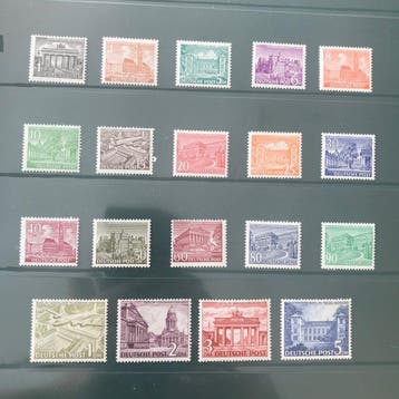 Berlijn 1949 - Bouwwerken van Berlijn - MNH - Michel 42/60, Gestempeld